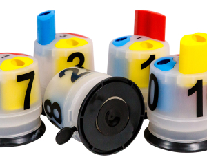 Numbered Car Top Hat with 3 colours