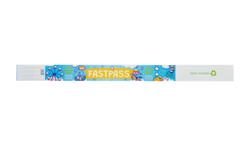 Paper Wristband 19 mm with full colour print