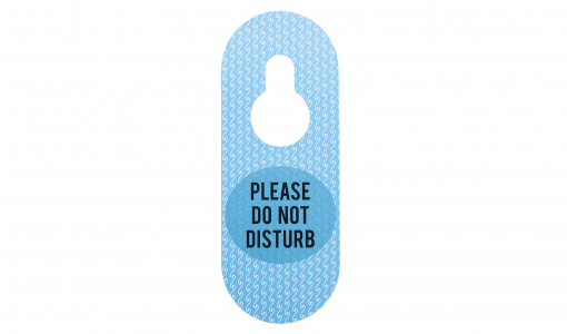 Door Hanger 106 x 280 mm with full colour print