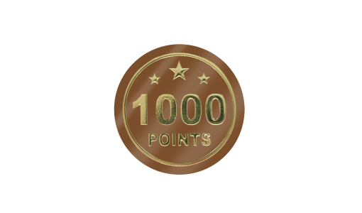 Copper Funfair Token round with foil print