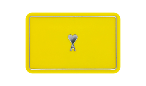 Yellow Funfair Token rectangular with foil print