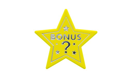 Yellow Funfair Token star shaped with foil print