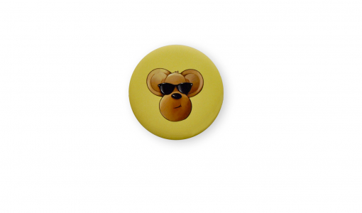 Ronde button met kleurendruk en magnetische sluiting