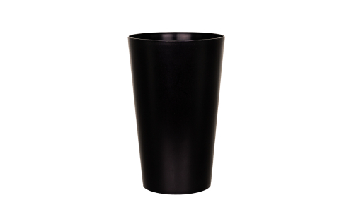 Black Reusable Cup 25 cl without print