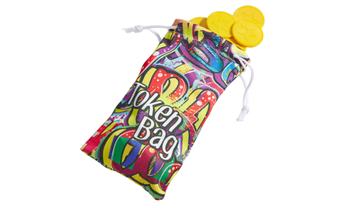 Token Bag with size 80 x 160 mm and pre-printed design