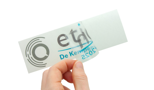 Personalised transparent Sticker for Arrow Sign