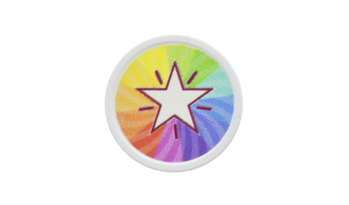 Token in Stock with printed star