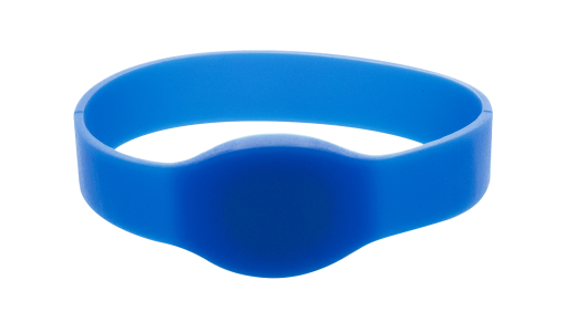 Donkerblauw siliconen NFC-polsbandje zonder bedrukking