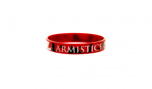 Bordeaux Silicone Wristband for adults with 4 colour print